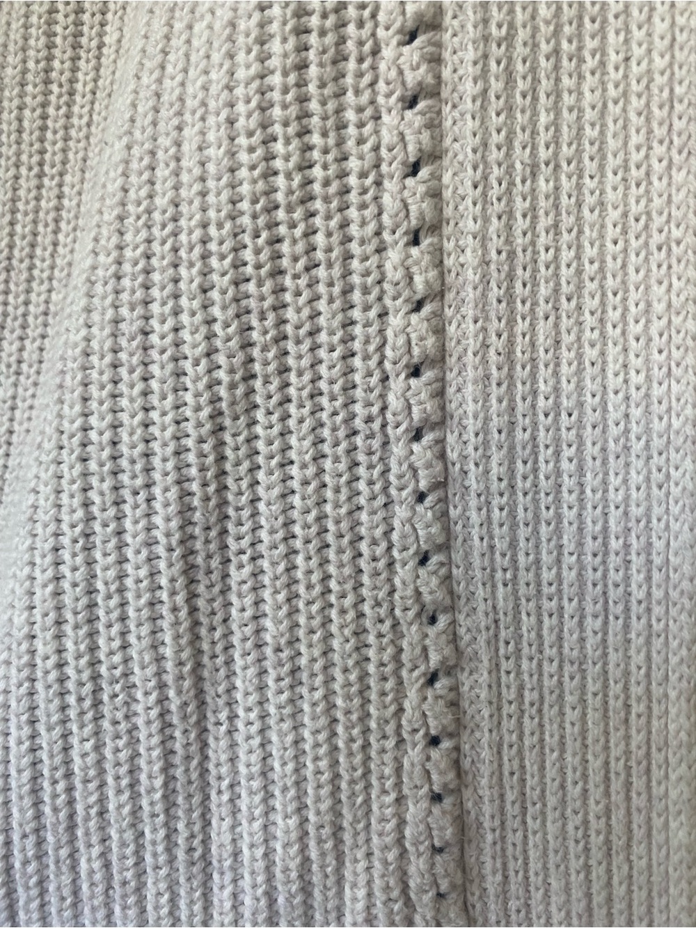 bp Open-Front Cream Ribbed Cardigan - Picture 6 of 8